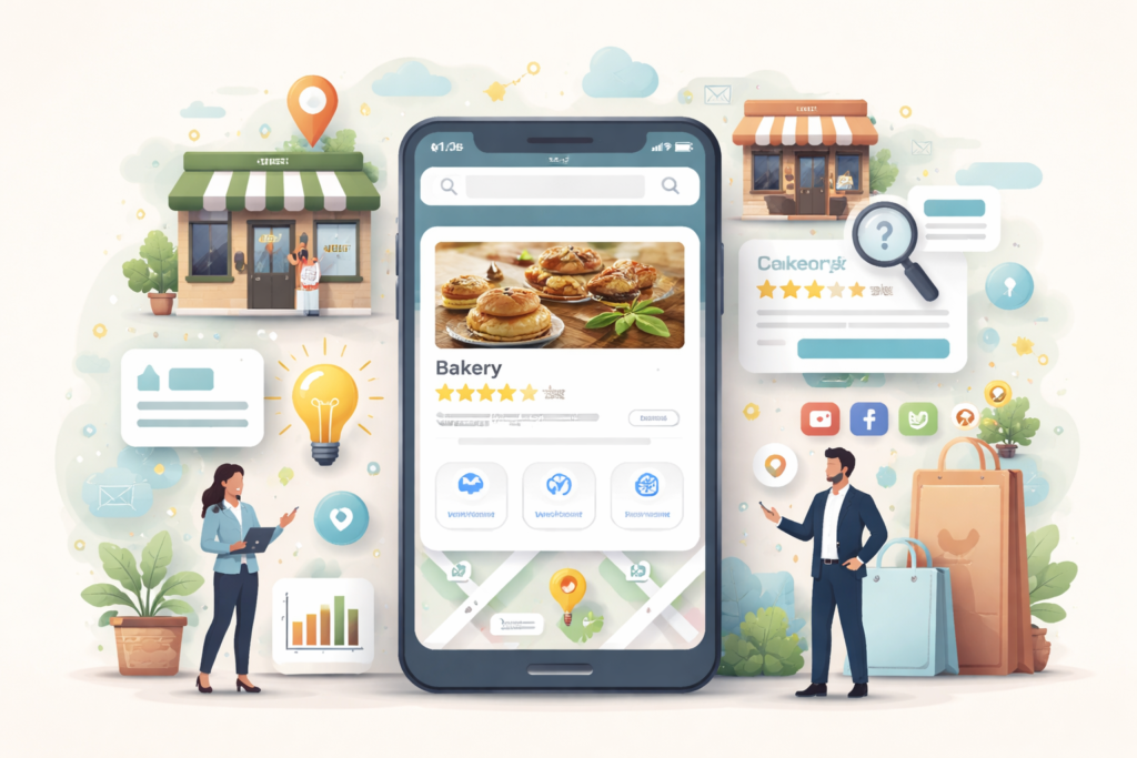 Business visibility in AI search results