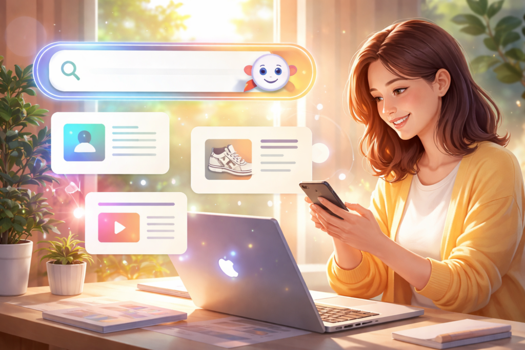 AI-powered personalized search across devices