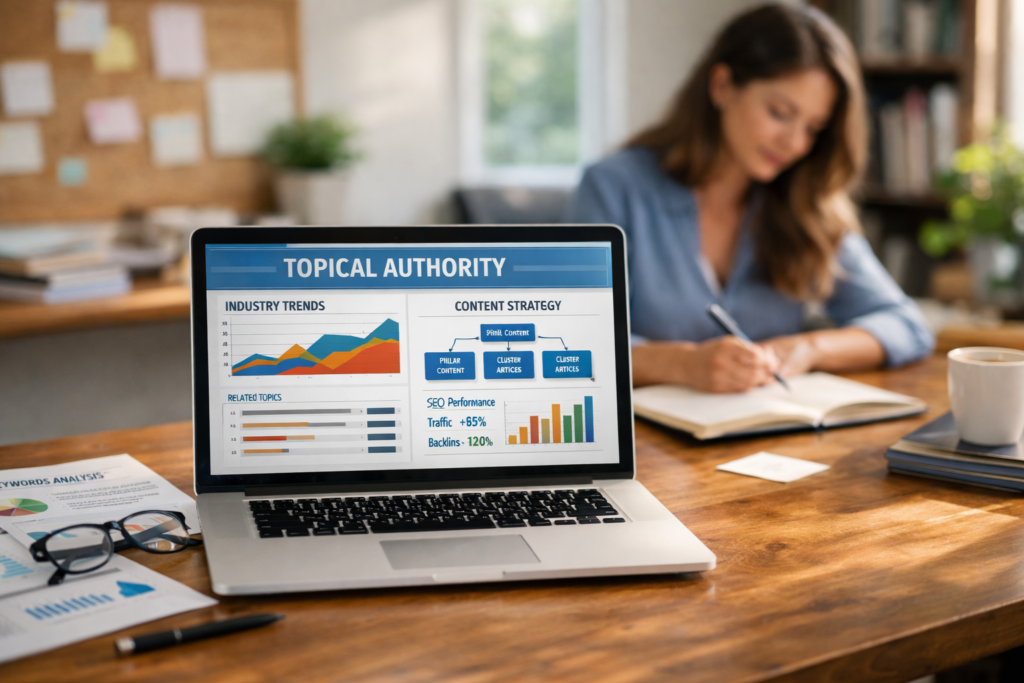 Professional workspace focused on industry growth