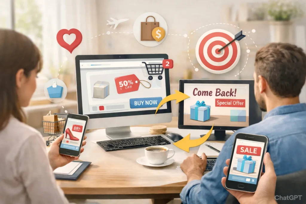 Remarketing ads across multiple digital devices