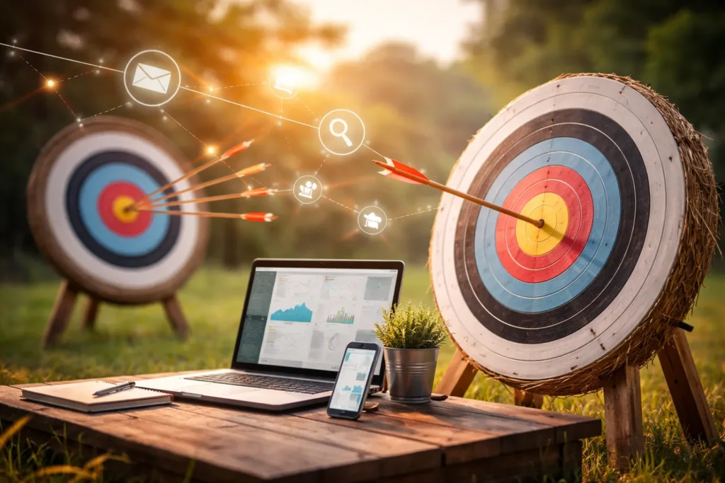 Precise marketing targeting with analytics visualization