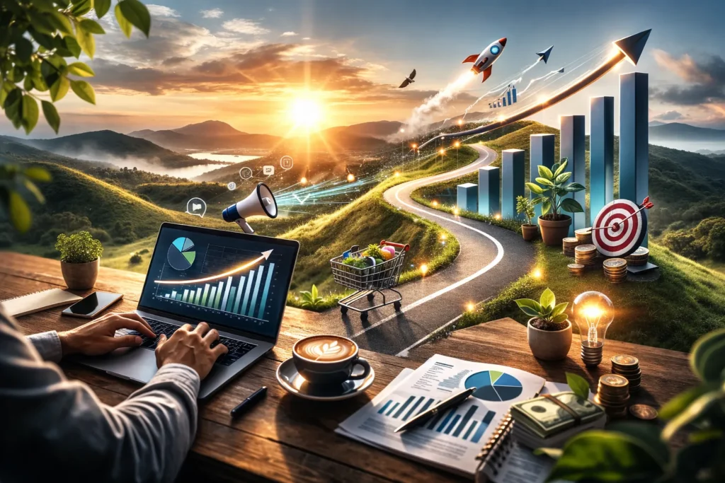 Digital marketing growth and scalable strategy