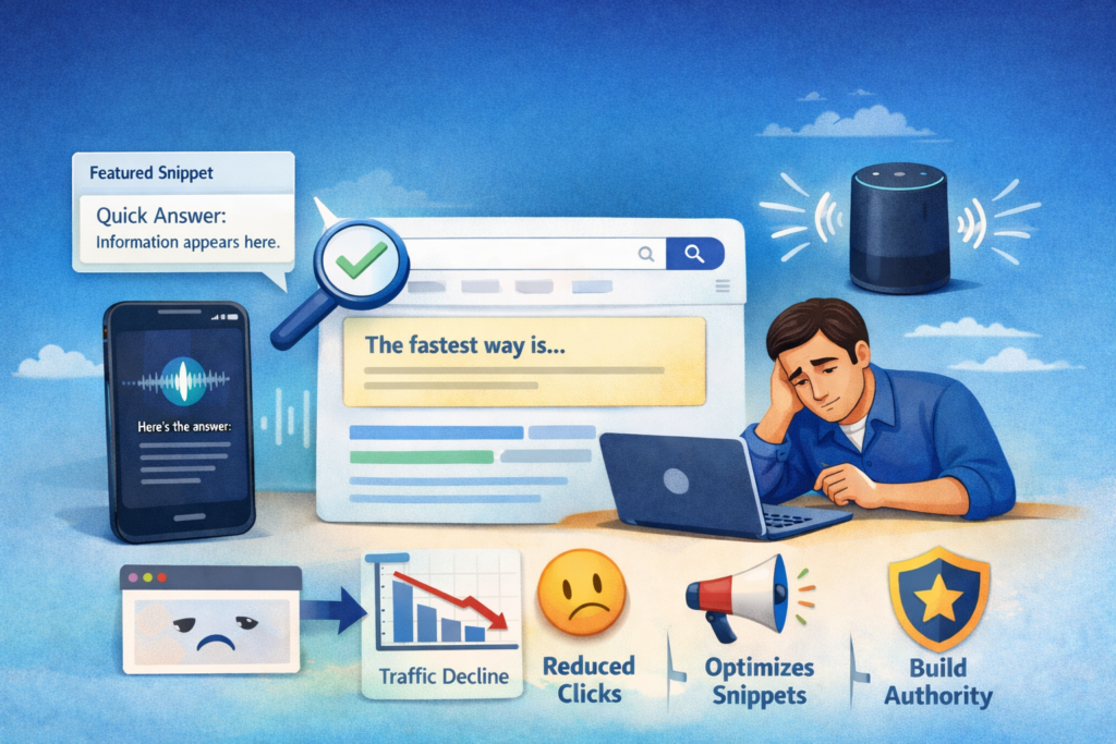 "Understanding zero-click search effects on traffic"