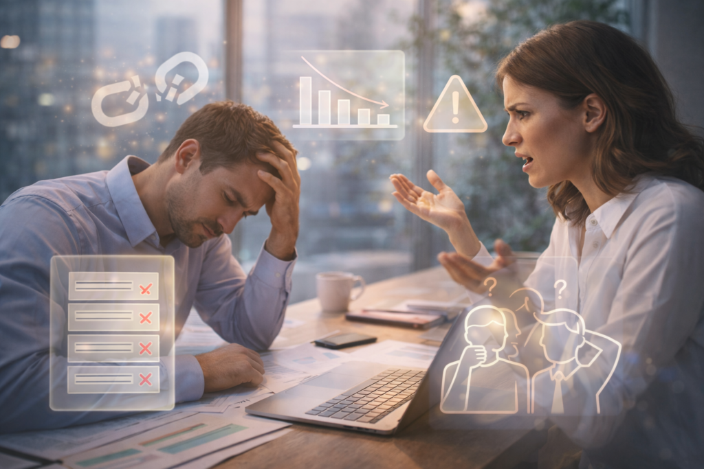 "Business pitfalls many companies face"