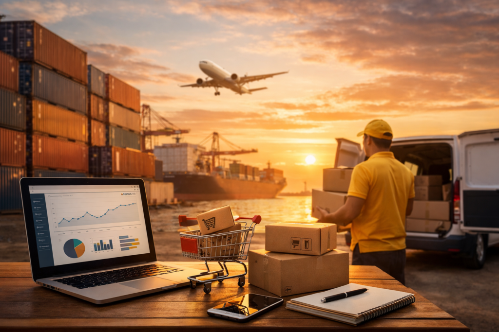 E-commerce logistics and shipping analytics setup