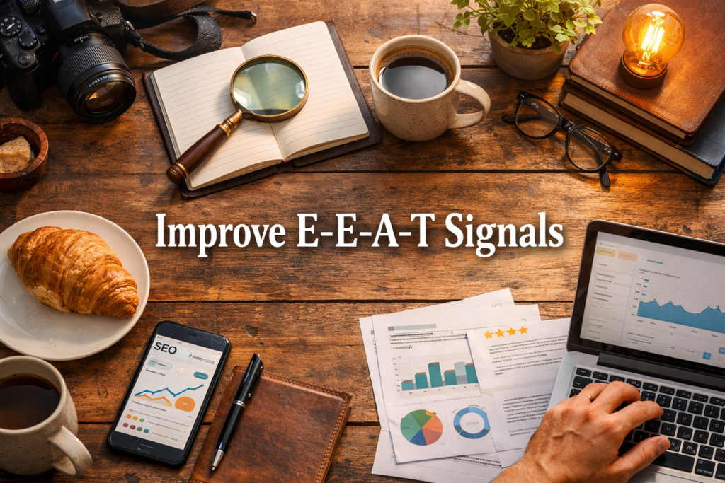 Improving E-E-A-T signals workspace setup