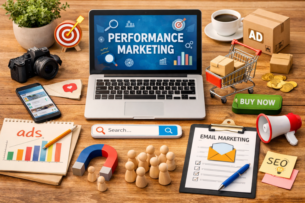 Digital marketing tools and performance concepts