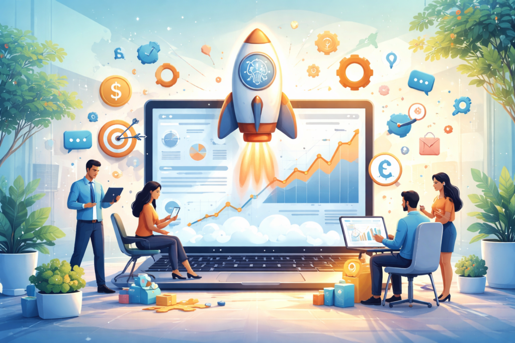 AI-driven marketing analytics with team collaboration