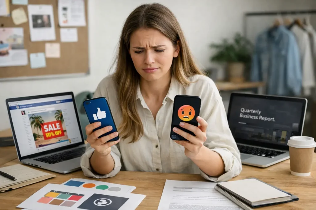 Inconsistent brand messaging across platforms