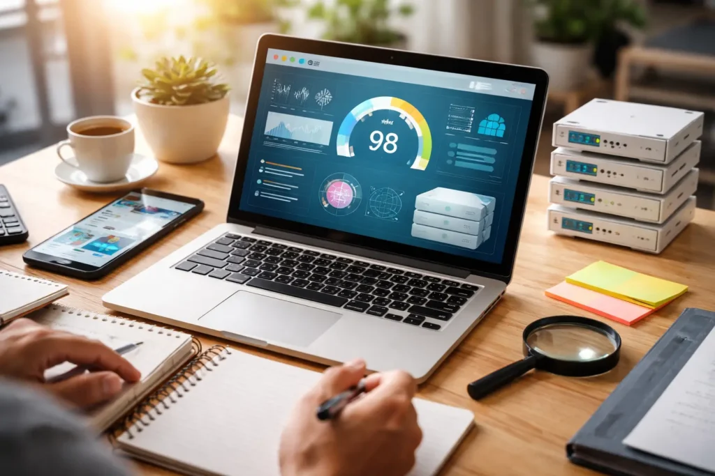 Fast website speed boosting business performance