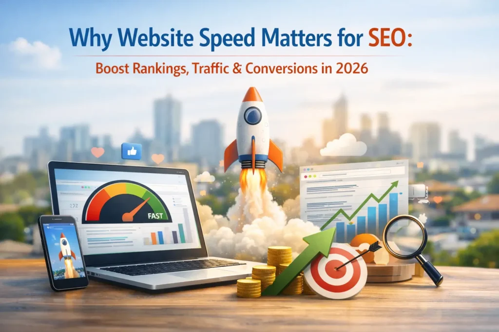 Website speed boosting SEO growth metrics