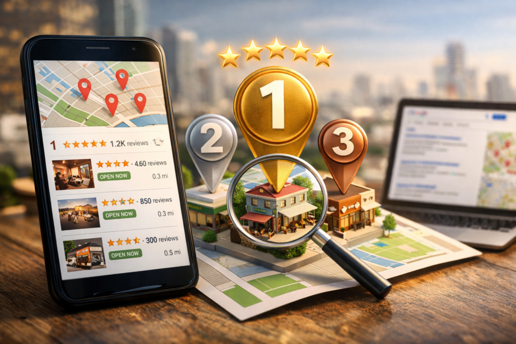 “How reviews affect local pack search results”