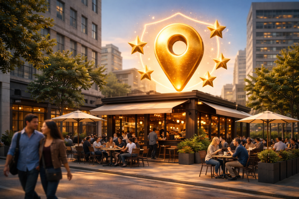 “Local business reviews improving search visibility”