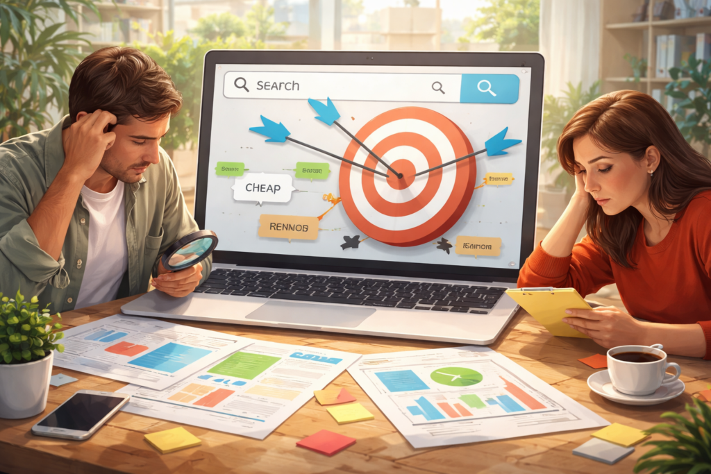 “Wrong keywords reducing local SEO visibility”