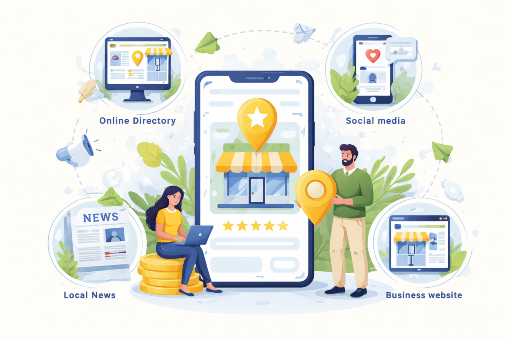 Local citation types business listings