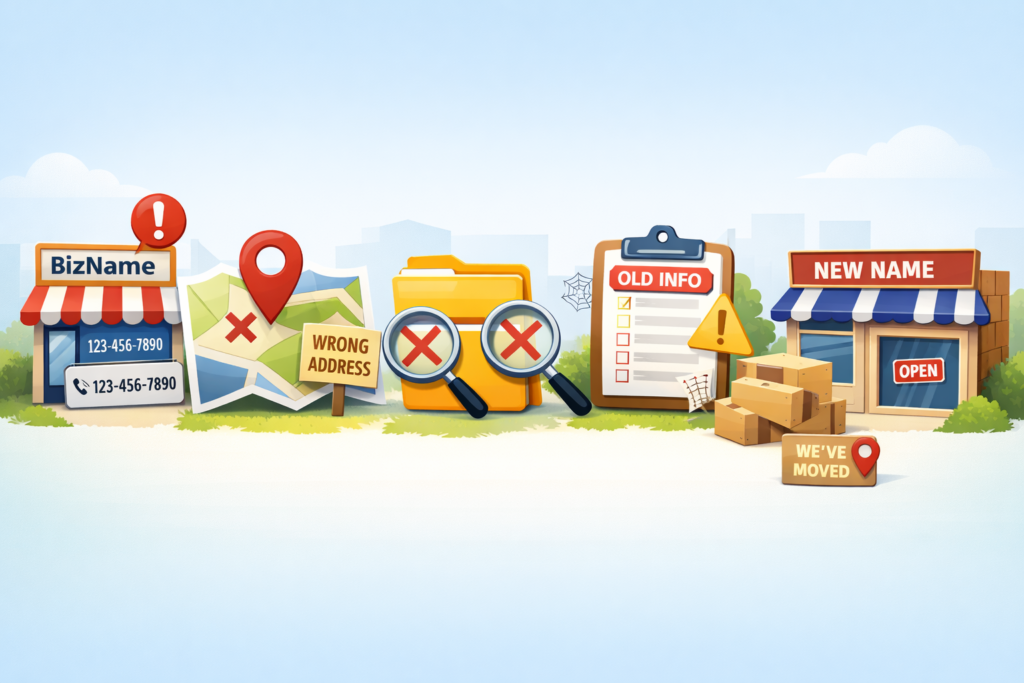 Citation errors that hurt local SEO