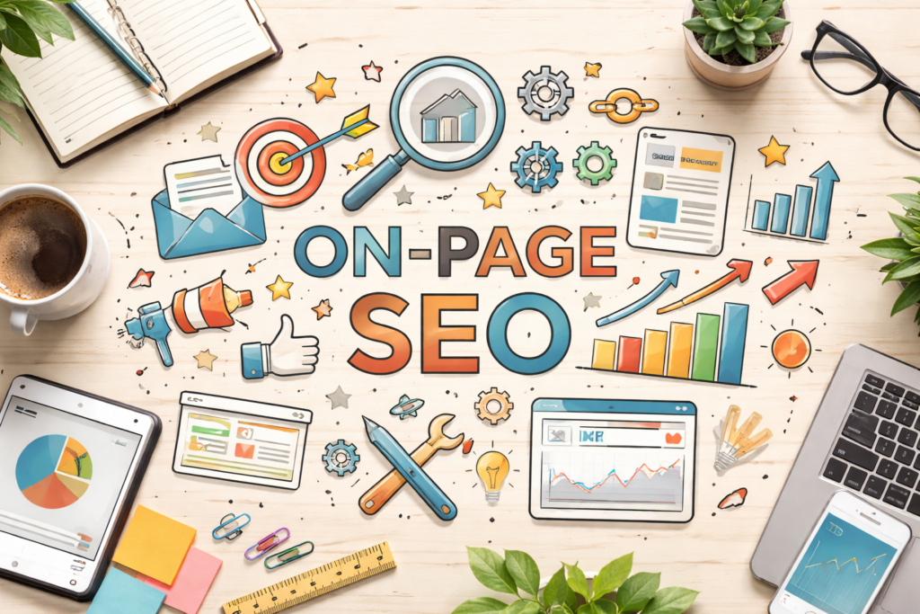 On-page SEO refers to optimizing website content and pages to improve search rankings