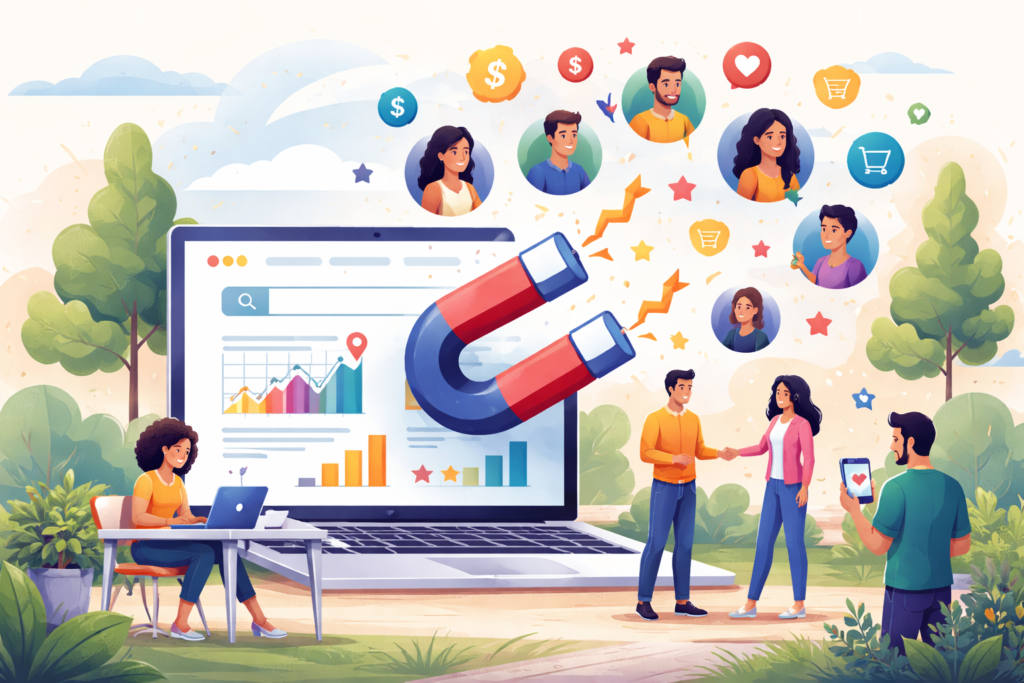 SEO attracts high-intent customers