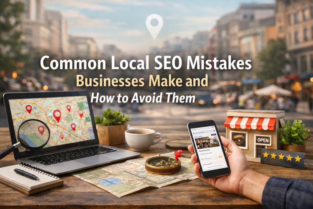 "Common local SEO mistakes businesses make and tips to avoid them."