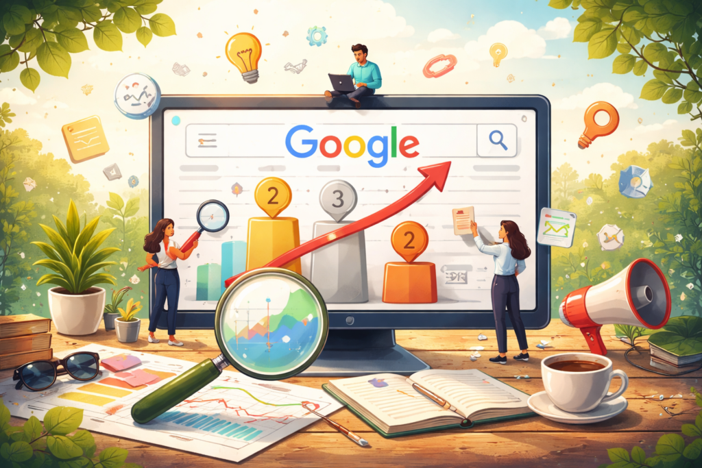 Search ranking growth and SEO insights