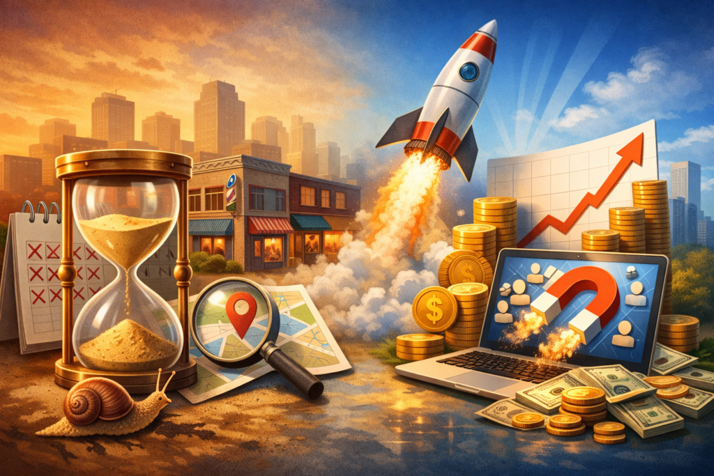 “Local SEO results take time to show”