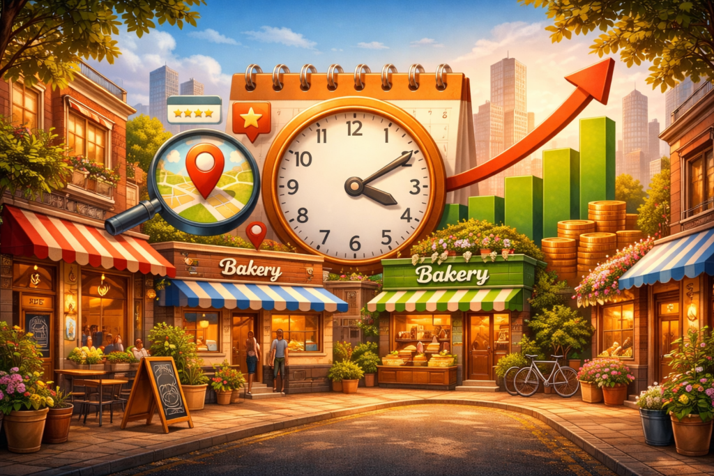 “Local SEO timeline for showing results”