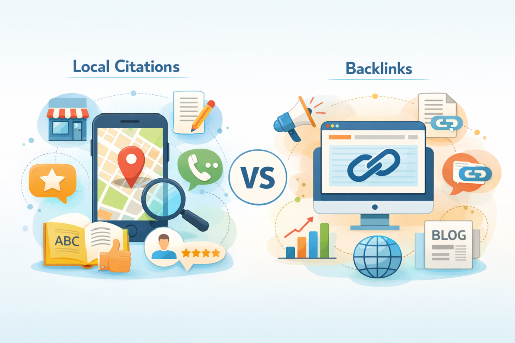 "Local Citations vs Backlinks"
