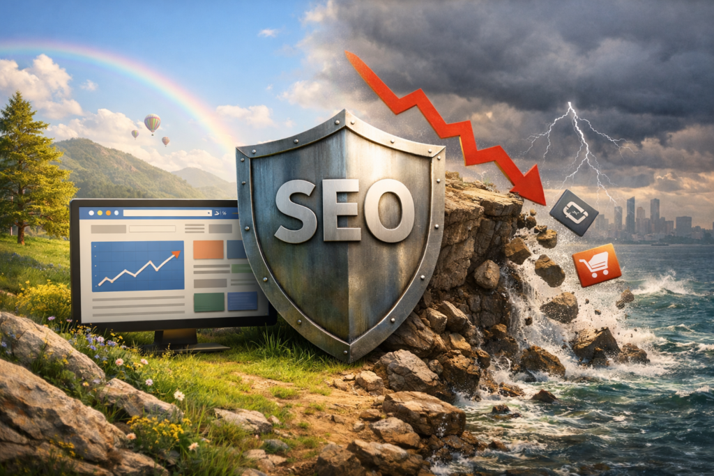 "SEO Protects Against Market and Platform Changes"