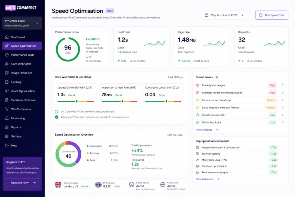 WooCommerce website speed optimisation in 2026 - Apexora360 WooCommerce website speed optimisation in 2026
